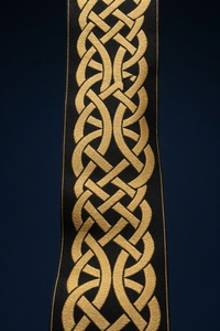 Luxury Polyester Jacquard Woven Trim Decorative Border <b>Tape</b> with French Lace for Garments Home Textiles Upholstery - Product Image 6