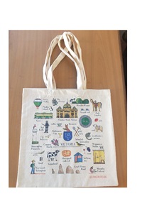 Bolsa de compras reutilizable de algodón natural grueso de 200 GSM, mayor durabilidad, capacidad de 15 kg, su logotipo personalizado, tamaño totalmente personalizable - Product Image 2