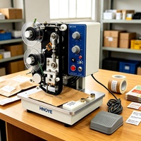 Machine d'impression à ruban continu à chaud pour le codage de la date et du numéro de lot