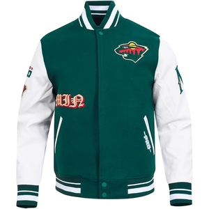 Chaqueta Varsity Premium al por Mayor, Chaqueta Bomber Personalizada con Letras Universitarias, Ropa Urbana, Parches Bordados OEM, Logotipo Personalizado - Product Image 4