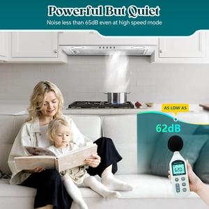 Hotte de cuisine encastrée 20 pouces avec ventilateur de cuisson intégré 600 CFM - Product Image 3