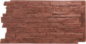 Panel de pared de piedra sintética de poliuretano a precio de fábrica, revestimiento de piedra ligero, piedra apilada decorativa de poliuretano para revestimiento exterior - Product Image 3