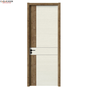Puertas de Entrada Interiores de Madera Minimalistas y Elegantes ODM/OEM de 900 x 2200 mm, Grado Hotelero y Residencial, MDF Sólido Resistente al Agua - Product Image 1