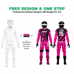 Nuevo Conjunto de Motocross para Hombre, Diseño Vintage, Sublimación, Jersey y Pantalones de Carreras MX, Tela de Nailon y Poliéster de Alta Calidad - Product Image 2