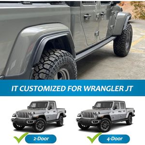 Parafanghi Anteriori e Posteriori Compatibili con Jeep Wrangler Gladiator JT Sport e Willys 2020-2024, Altri Accessori per Ruote e Pneumatici - Product Image 3