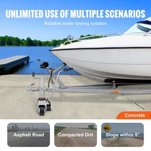 Remolque Eléctrico con Capacidad de Remolque de 5000 lb, 350 W, 12 V, Rueda de Apoyo, Velocidad de Desplazamiento Ajustable de 12-24.8 pies/min, 350 W - Product Image 4