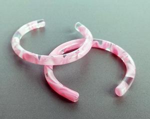Bracelet en résine fait main coloré pour femmes, bijoux en gros - Product Image 6