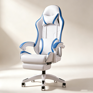 Promotion Prix de Gros Usine Chaise Ergonomique de <span class=keywords><strong>Gamer</strong></span> pour Ordinateur, Chaise de Direction Inclinable Confortable et Pivotante pour Gamers - Product Image 1