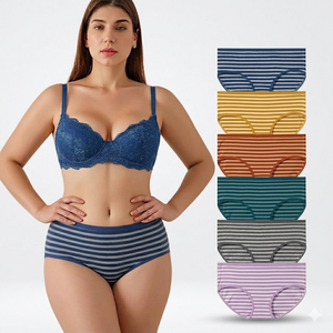 Venta Directa de Fábrica: Bragas Hipster para Mujer, Tela Suave, Transpirable, Elástica, Sujeción Segura, Cobertura Total, Uso Diario - Product Image 1