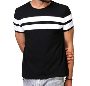T-shirt Homme Slim Fit Personnalisé de Qualité Supérieure, Vêtements de Sport pour la Gym, Dernier Design, T-shirts Casual pour Hommes - Product Image 2