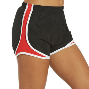 Shorts de sport pour femmes, à blocs de couleurs, taille élastique, séchage rapide, vêtements de fitness, shorts de plage et de natation - Product Image 5