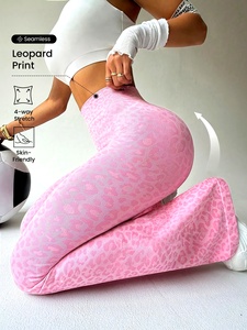 Leggings de yoga sans couture de haute qualité pour femmes, taille élastique, poches, anti-transpiration, 220g Nylon Spandex, vêtements de sport fitness, gym - Product Image 4