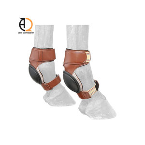 Leather Horse Skid <b>Boots</b> Protective Equine Leg <b>Boots</b> Riding Equipment - Product Image 4