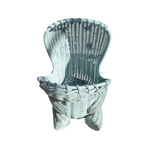 Cesta de Almacenamiento de Mimbre Hecha a Mano con Forma de Hipopótamo para la Habitación de los Niños y Decoración de la Guardería - Product Image 2