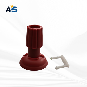 A&S Heavy Duty <b>Clip</b> Mop Holder with Suction Base - Product Image 4