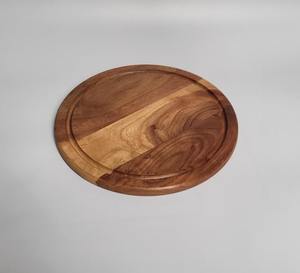 Planche à découper en bois d'acacia de qualité supérieure avec rainure profonde pour les jus, pour la cuisine à domicile - Product Image 6