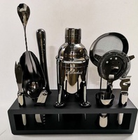 Ensemble de shakers à cocktails Boston de luxe en acier inoxydable réutilisable et durable, certifié CE, accessoires de barman portables, cadeau