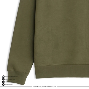 Sweat-shirt en molleton coton/polyester épais 220g, broderie personnalisée, unisexe, pull d'hiver, vente en gros OEM, haute qualité - Product Image 3