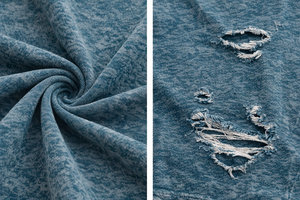 T-shirt personnalisé vintage délavé, couleur turquoise, en coton, unisexe, coupe oversize, streetwear, vierge, OEM, vente en gros - Product Image 6