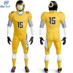 Custom Logo Short American Football Jersey Pants Set Sublimation Football Uniform for Men Team Sportswear Breathable Quick Dry - Product Image 5