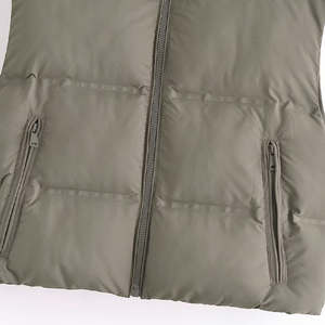 Chaqueta Safari de Terciopelo con Solapa Grande para Hombre, Informal, Otoñal, Tejida, con Cierre de Cremallera de PU, Servicio OEM - Product Image 4