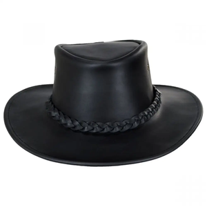 Sombrero de Vaquero Formal de Cuero Vacuno Auténtico de Alta Calidad al por Mayor, Correa Ajustable, Ecológico, Ligero, para Invierno - Product Image 2