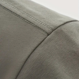 Camiseta Oversize de Algodón 100% Teñido Liso de Alto Gramaje con Hombros Caídos - Fabricante de Ropa - Product Image 5