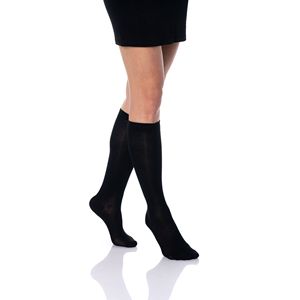 Women's 6-Pair <b>Knee</b> <b>High</b> Combed Cotton Over the Calf <b>Socks</b> Long <b>Socks</b> - Product Image 4