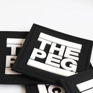 Parches de PVC Premium con Letras Grandes Personalizadas OEM, Insignias de Goma Suave, Corte Láser para Ropa, Deportes, Logotipos Impresos 2026 - Product Image 3