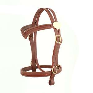 Cabezada de cuero genuino para caballo, modelo Western Show, con diseño de canal vacío, logotipo personalizado, proveedor mayorista OEM - Product Image 5