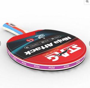 <b>Table</b> <b>Tennis</b> <b>Racket</b> Single <b>Racket</b> Long Handle Horizontal Professional Durable Portable Ninja Attack <b>Table</b> <b>Tennis</b> Racquet - Product Image 2