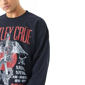 Sweat-shirt surdimensionné personnalisable en coton premium, streetwear, production en gros pour les marques de vêtements - Product Image 5