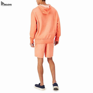 Ensemble d'été sans manches 100 % coton à col ras du cou pour homme - Style formel, tissu tricoté 280 g/m² respirant, short - Product Image 5