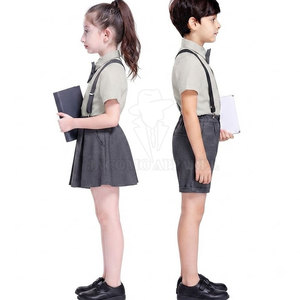 Ensemble d'uniformes scolaires haut de gamme pour enfants avec broderie de badge personnalisée et sélection de couleurs de tissu - Product Image 6