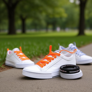 Laccio per scarpe Ilan 90 cm nero piatto per sneakers 20708 - Product Image 2