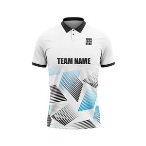 เสื้อคริกเก็ตพิมพ์ลายดีไซน์ทันสมัย คุณภาพสูง แห้งเร็ว ชุดทีมสำหรับฝึกซ้อม น้ำหนักเบา แขนสั้น - Product Image 1