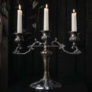 Candelabro Clásico de Metal Hecho a Mano, Portavelas de Lujo para Decoración del Hogar, Mesa de Comedor, Sala de Estar, Decoraciones Festivas de Navidad - Product Image 3