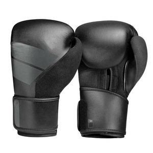 Gants de boxe RC Fitness Wear Premium pour adultes, en cuir PU, paume renforcée, fermeture auto-agrippante, antidérapants, pour entraînement et sparring MMA - Product Image 1