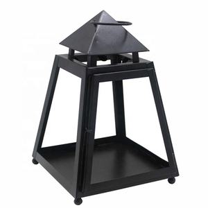 Candelabro de Metal Decorativo para el Hogar, Recubierto con Polvo Negro Mate, para Decoración de Bodas, Hecho a Mano, al por Mayor - Product Image 1