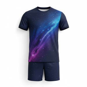 Uniforme de Fútbol Sublimado Multicolor, Conjunto de Camiseta de Fútbol de Grado Profesional, Diseño Personalizado, Proveedor de Ropa Deportiva al por Mayor - Product Image 3