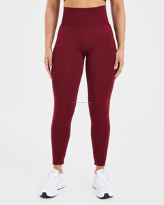 Women High Waist Spandex/Nylon Quick Dry Sports <b>Leggings</b> with Customized Logo and Wholesale Price - Product Image 6
