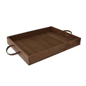 ถาดไม้เสิร์ฟอาหารเช้า กาแฟ ชา ขนม อาหาร สำหรับใช้ในครัวและร้านอาหาร - Product Image 1