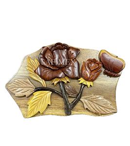 INTARSIA BOIS PLAQUE BIJOUX PUZZLE BOX TAILLES PERSONNALISÉES SCULPTÉ À LA MAIN DE L'USINE DU VIETNAM - Product Image 2