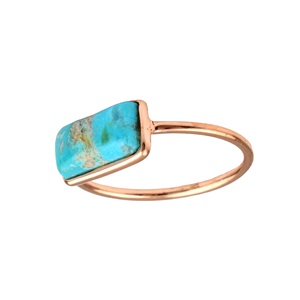 2025 Meilleure Vente 925 Sterling Silver Fine Jewelry Naturel Arizona Turquoise Rectangle 8x16mm Classique Eternity Vermeil Party - Product Image 6