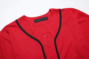 Maillots de baseball personnalisés de bonne qualité, vente en gros de vêtements de sport, OEM, logo imprimé personnalisable, maillots de baseball pour hommes - Product Image 6