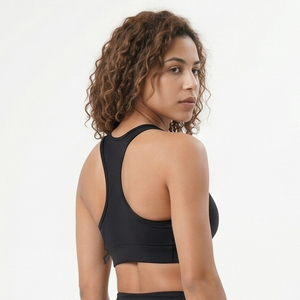 Soutien-gorge de sport à col en U pour femme, haut court de yoga rembourré, soutien-gorge de fitness pour la gym, soutien-gorge de yoga à maintien élevé pour femme - Product Image 5