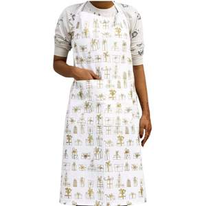 Delantales Profesionales de Algodón 100% al por Mayor, Delantales Largos Multicolores para Restaurante, Cocina y Barista con Logotipo Personalizado - Product Image 6