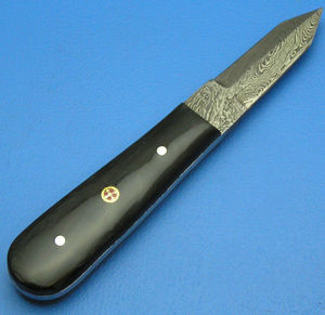 Couteaux à huîtres en acier Damas haute performance, construction durable, fournitures pour restaurants, couteaux à huîtres en acier Damas - Product Image 2