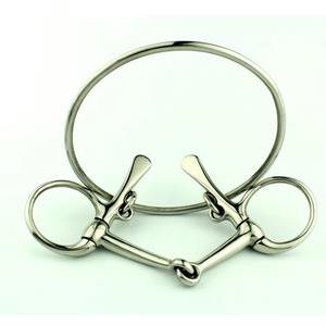 2026 Más vendidos: Bocados para caballo de tamaño personalizado, de alta calidad, con puntos de sujeción desplazados, ligeros, tipo snaffle, para caballo western - Product Image 4
