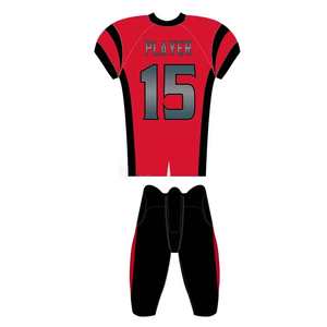 Uniforme de Fútbol Americano Corto Personalizable de Talla Grande, Transpirable, de Alta Calidad y Bajo Precio, Hecho 100% de Poliéster de Secado Rápido, Conjuntos para Equipos - Product Image 3